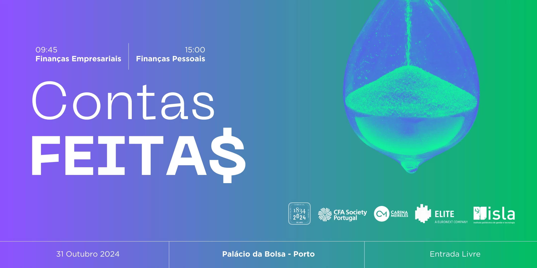 Contas Feitas - Conferência de finanças pessoais e empresariais