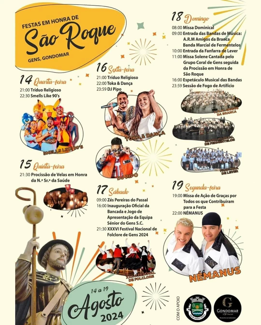 Festa de São Roque 2024 - Gondomar
