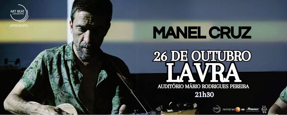 Manel Cruz Tour Cru - Auditório de Lavra