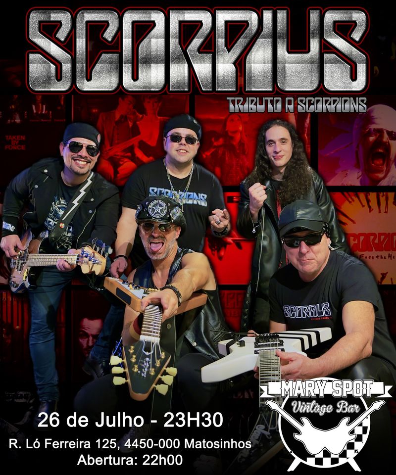 Scorpius Tributo a Scorpions @ MARY SPOT VINTAGE BAR