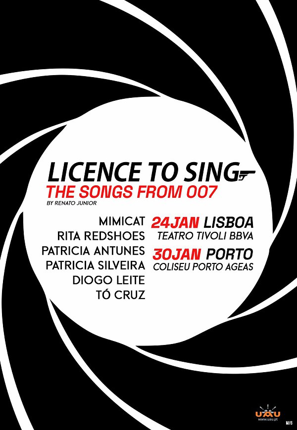 LICENCE TO SING THE SONGS FROM 007