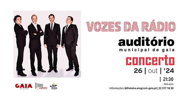 Vozes da Rádio - Auditório Municipal de Gaia