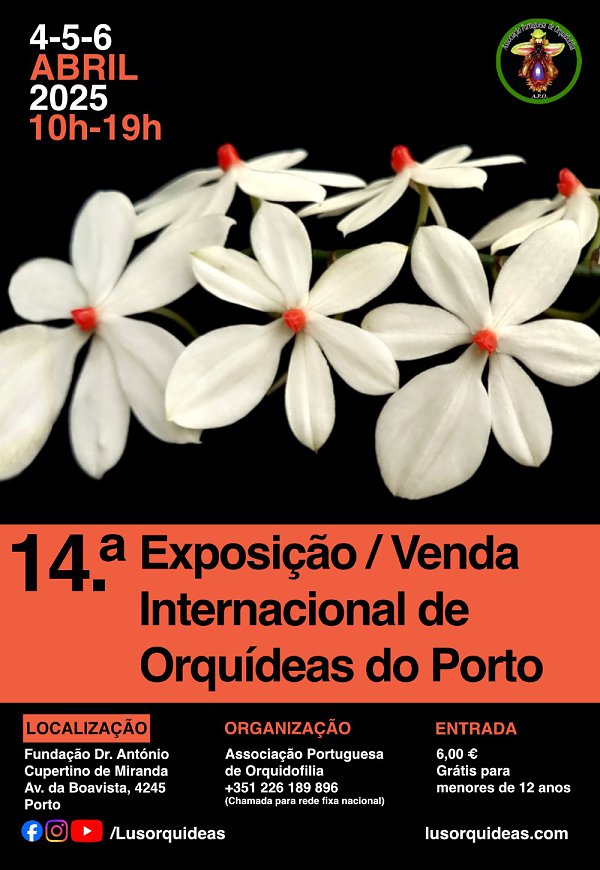 14ª Exposição Internacional de Orquídeas do Porto