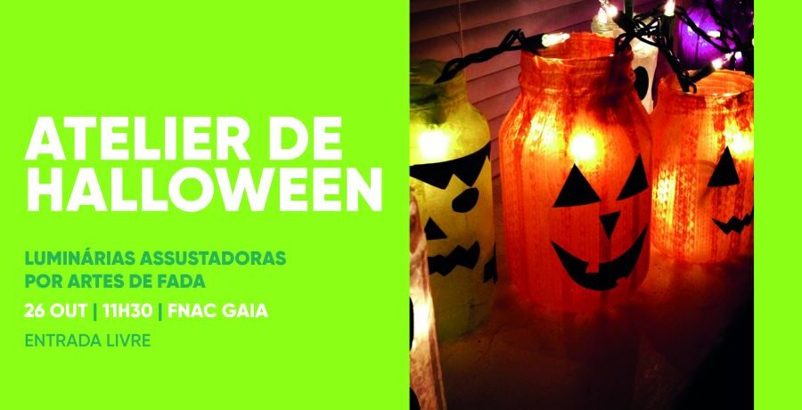 Atelier de Halloween - Luminárias Assustadoras