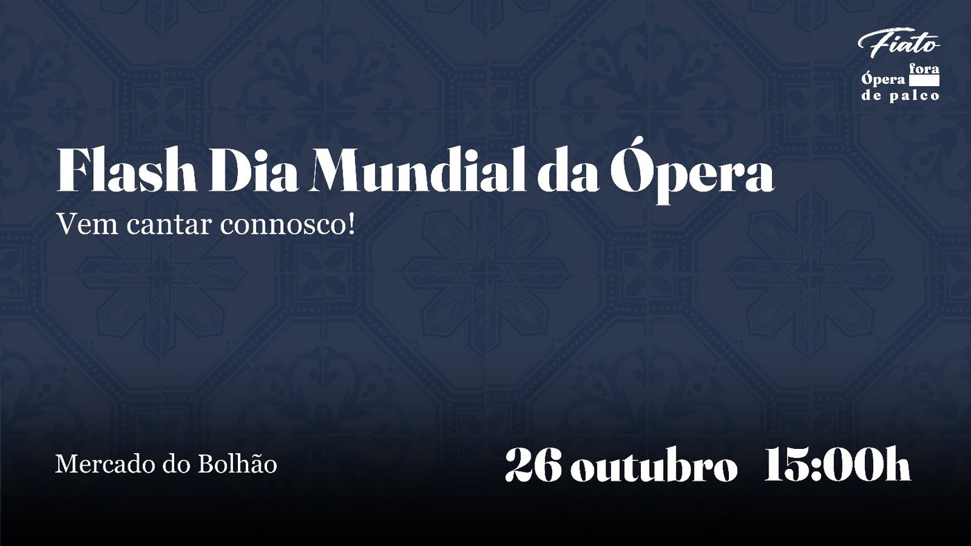 Flash Dia Mundial da Ópera