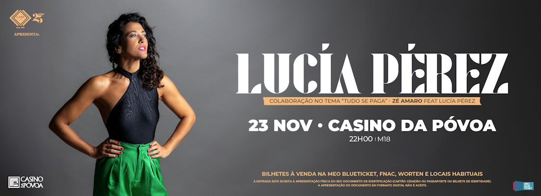 LUCÍA PÉREZ - YO TE PROMETO - CASINO DA PÓVOA