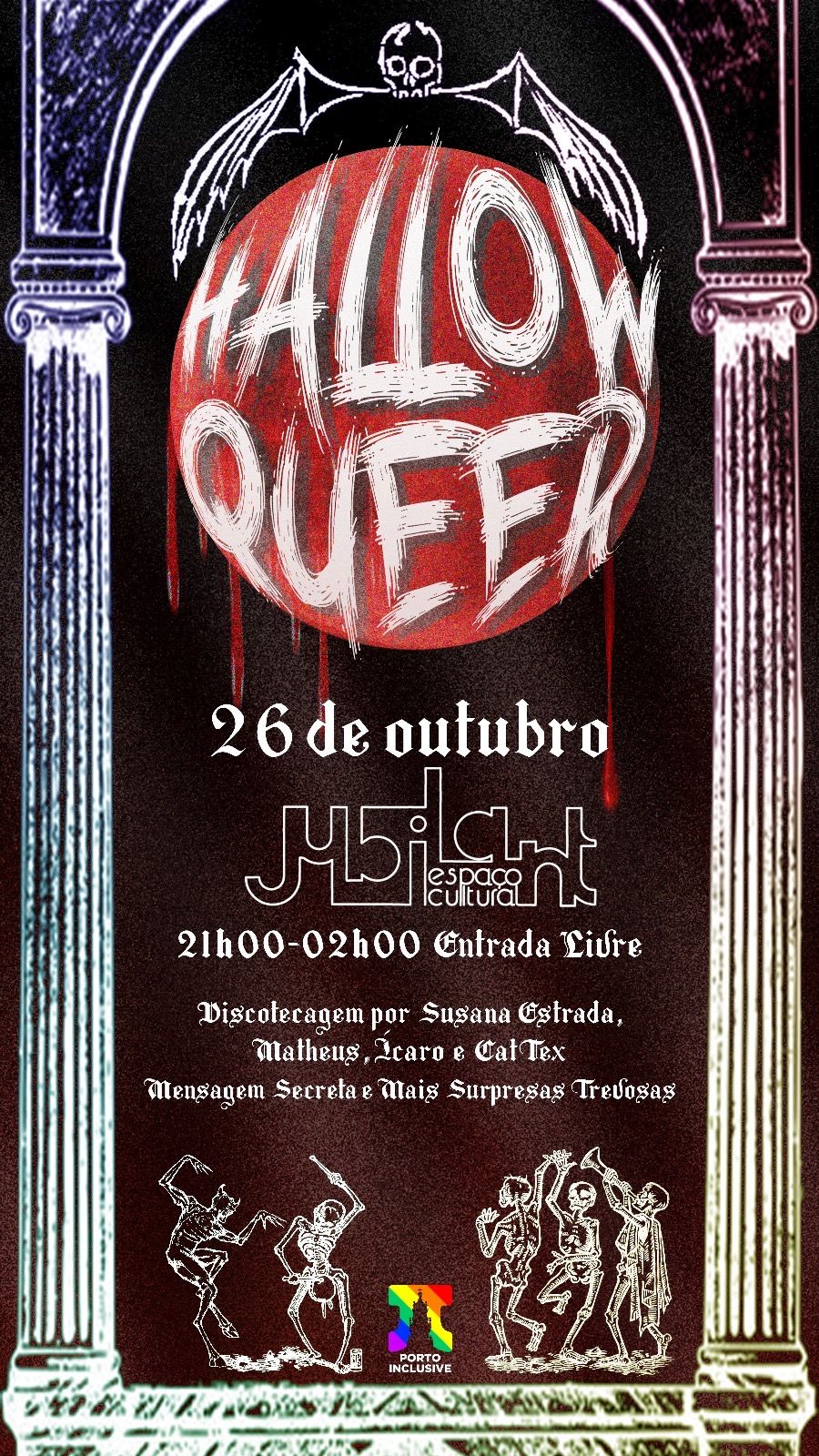 Prepara-te para a noite mais queer do Halloween! O Espaço Cultural Jubilant