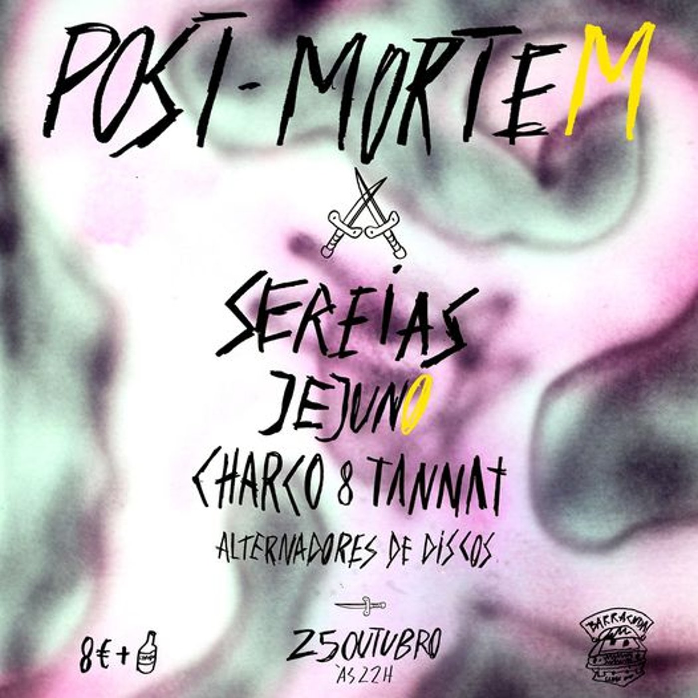 Sereias + Jejuno + Charco + Tannat - Eventos No Porto