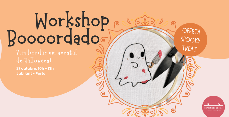 Workshop de Bordado - Especial Halloween