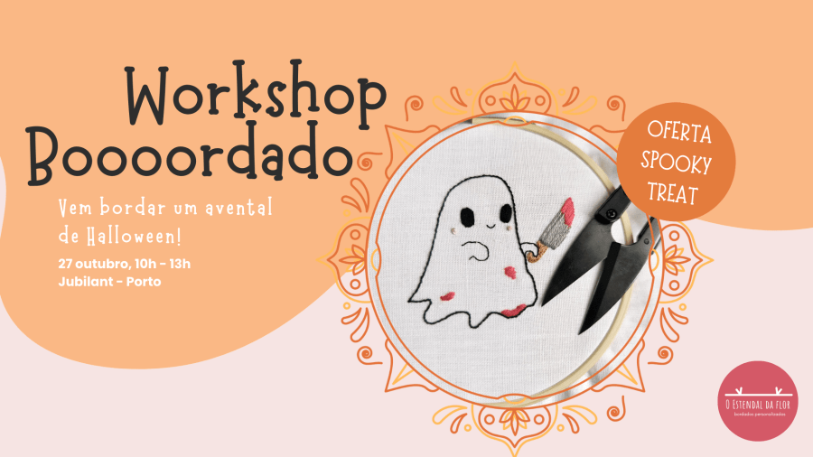 Workshop de Bordado - Especial Halloween