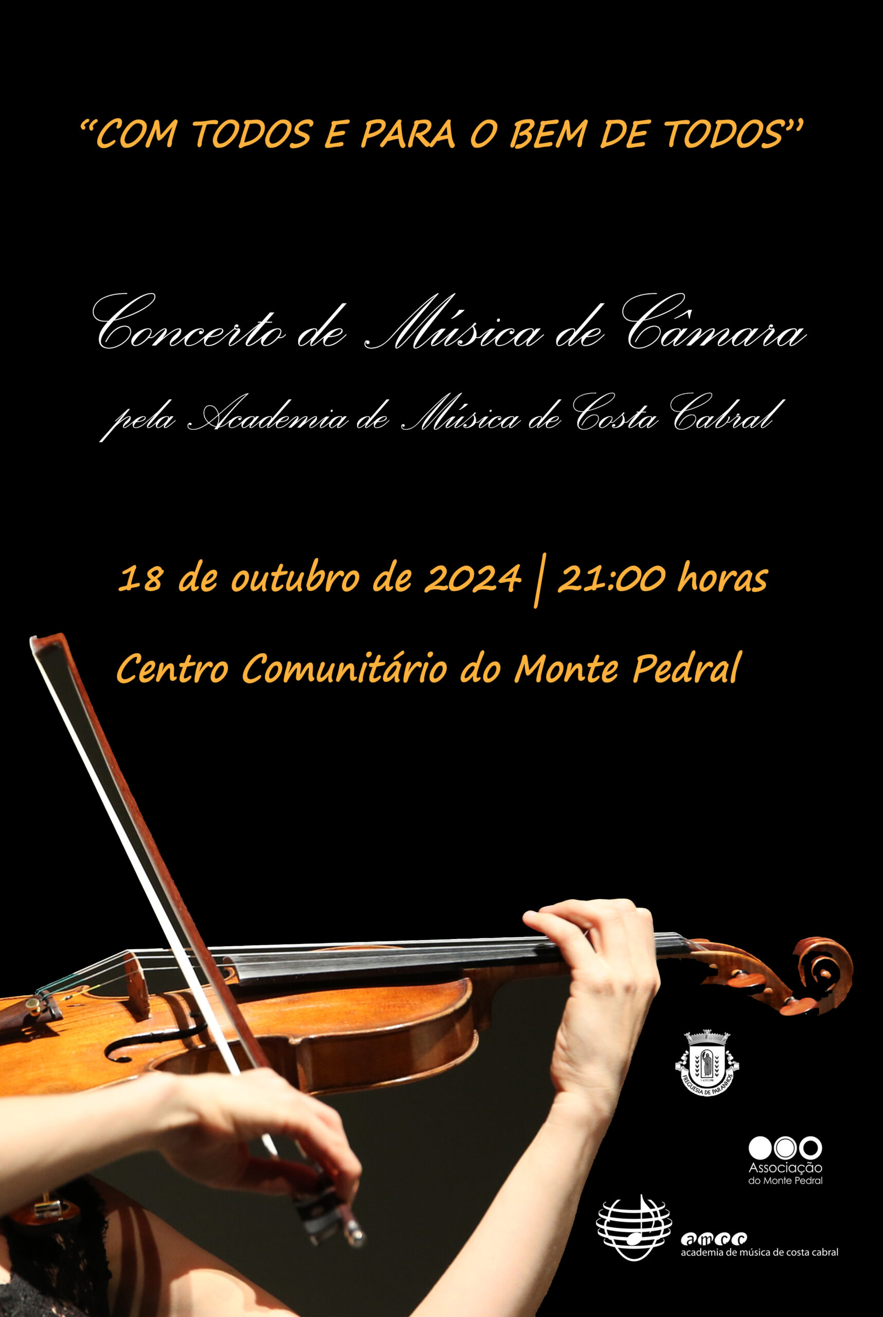 Concerto de Música de Câmara pela Academia de Música de Costa Cabral