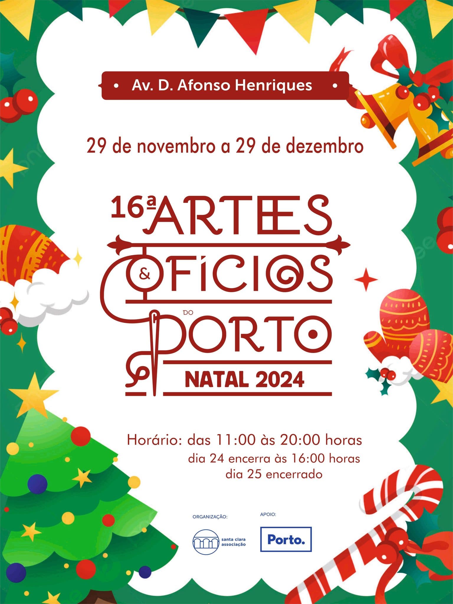 Artes & Ofícios do Porto – Mercado de Natal 2024