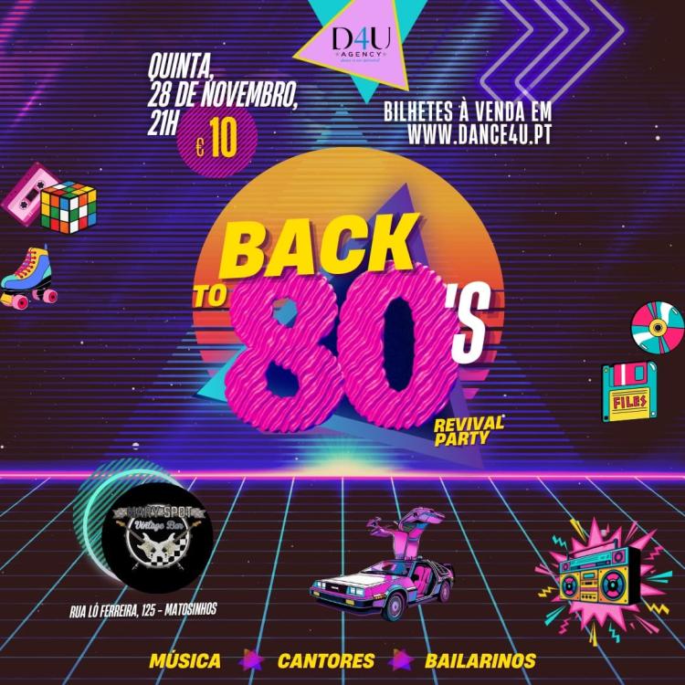 BACKTO80´S - DANCE4U - MARY SPOT VINTAGE BAR