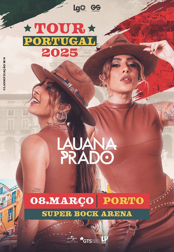 LAUANA PRADO - Super Bock Arena - Pavilhão Rosa Mota