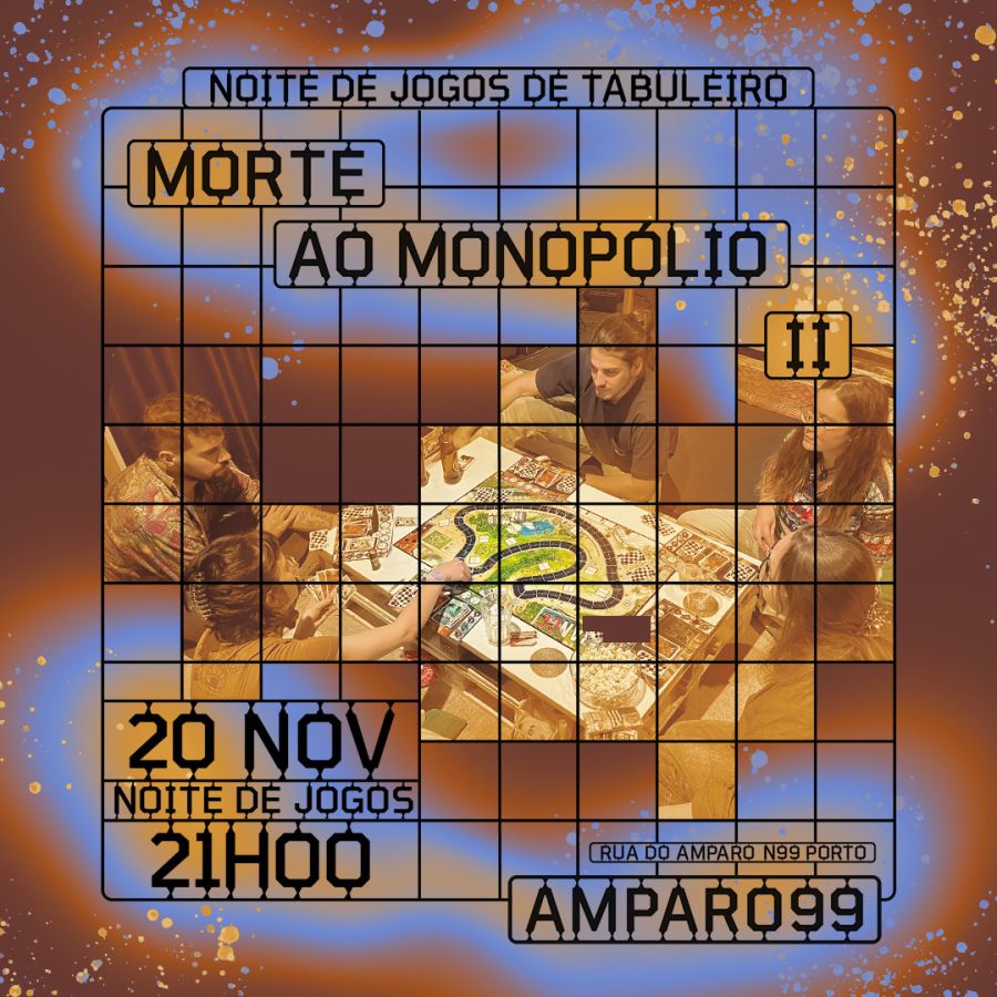 Morte ao Monopólio!!!! Noite de Jogos de Tabuleiro