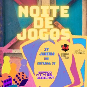 Noite de Jogos com a Associação Quebra-Dados