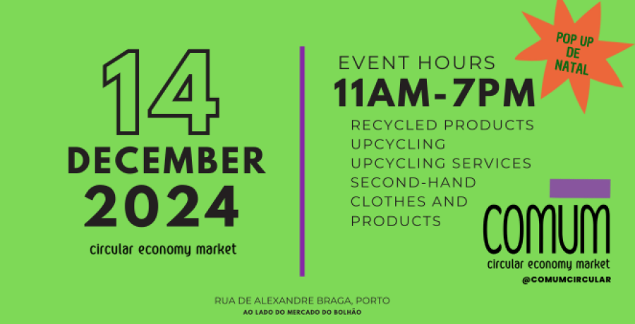 Comum - Circular Economy Market [POP UP DE NATAL]