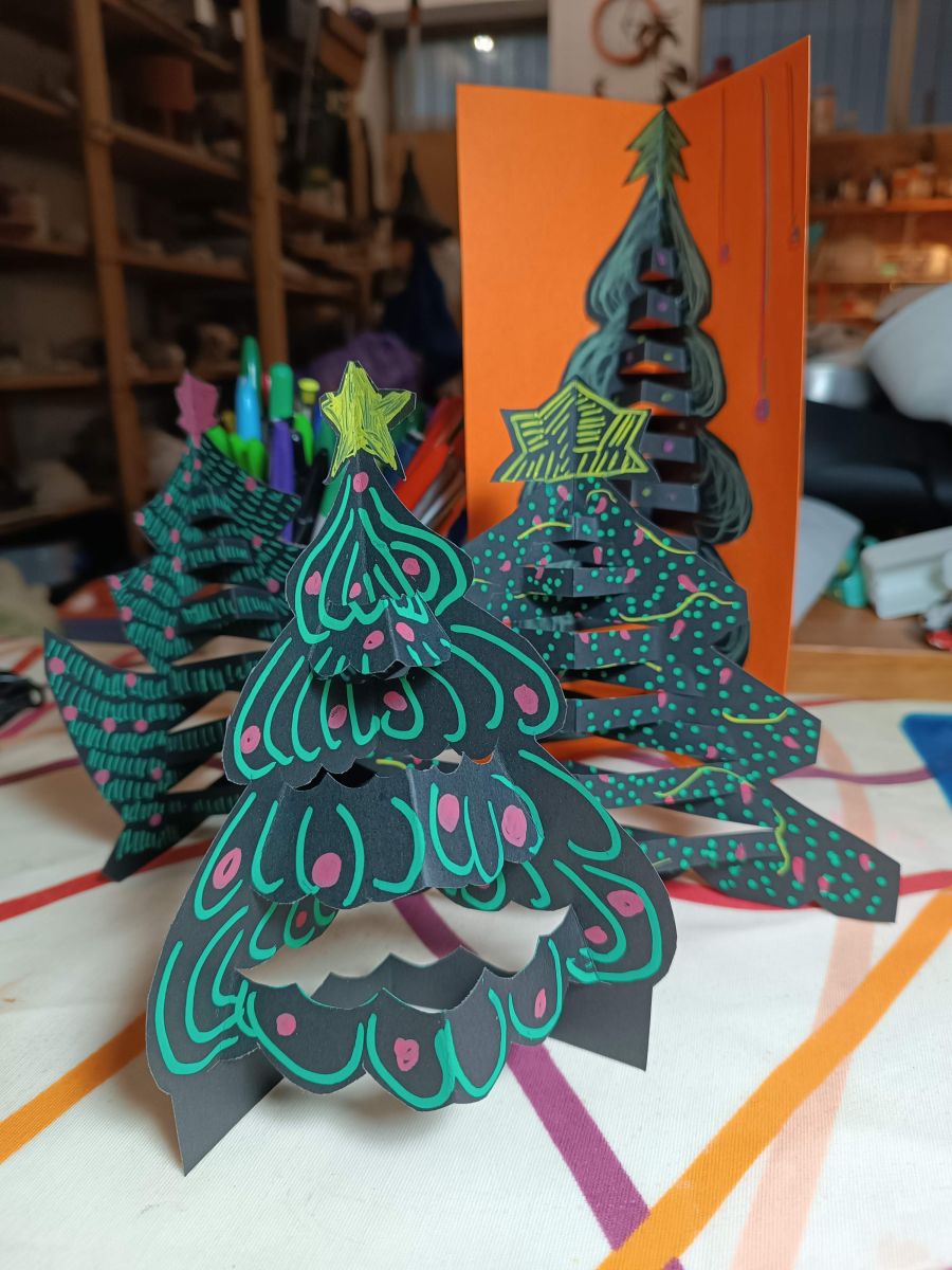 Oficina para Famílias: Árvore de Natal 3D