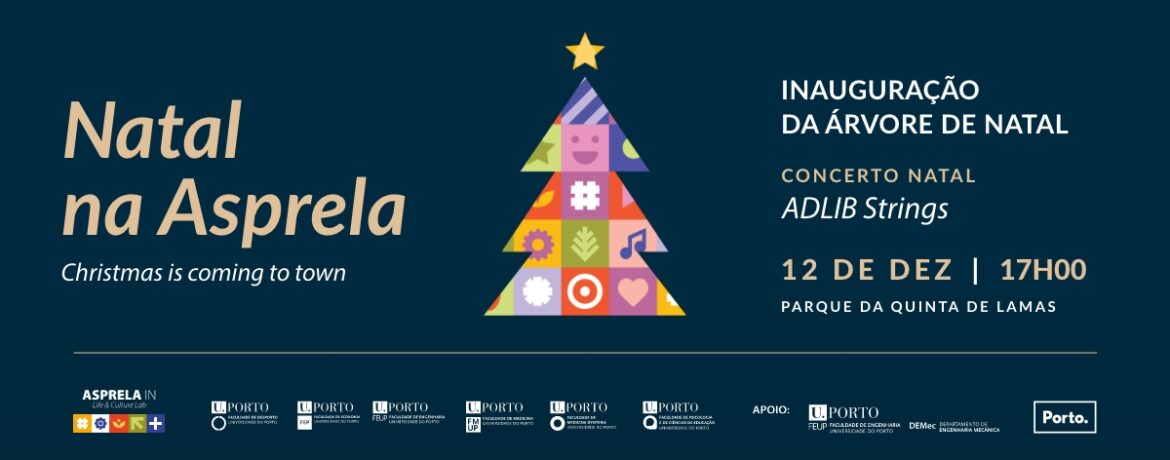 Inauguração da Árvore de Natal da Asprela