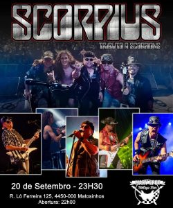 Tributo aos SCORPIONS com a banda Scorpius