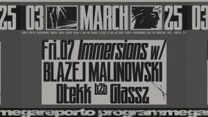 Immersions With Blazej Malinowski, Dtekk B2b Glassz, Kameu