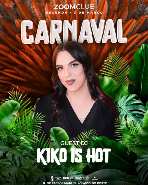 KIKO IS HOT ao comando do POP no nosso Carnaval!