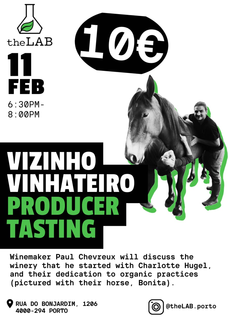 Vizinho Vinhateiro Producer Talk & Tasting