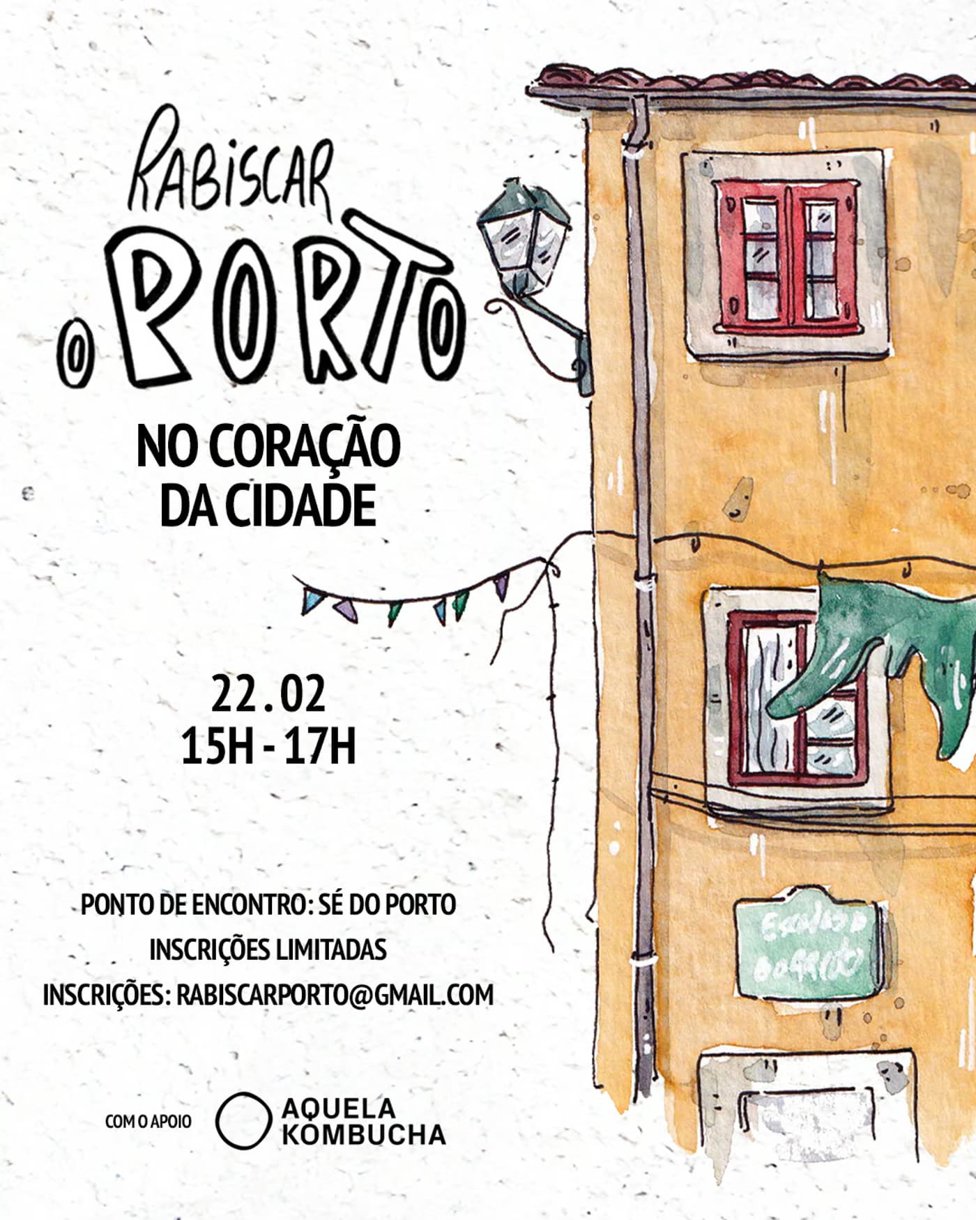 Rabiscar o Porto | Percurso de Desenho na Rua