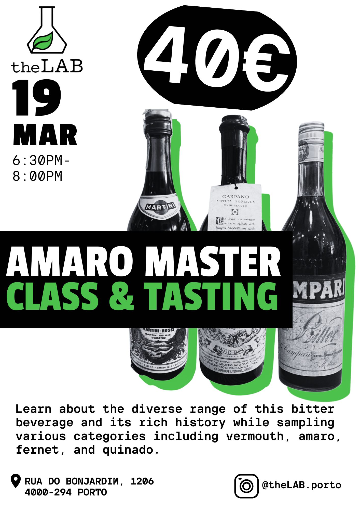 Amaro Master Class & Tasting