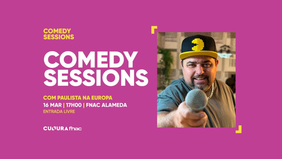 COMEDY SESSIONS - COM PAULISTA NA EUROPA