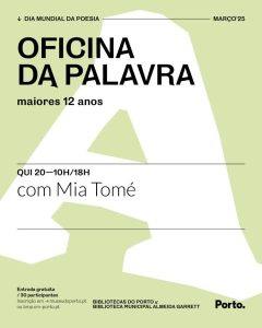 DIA MUNDIAL DA POESIA - OFICINA DA PALAVRA