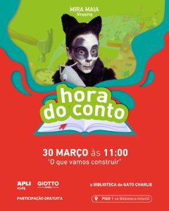 Hora do Conto - A Biblioteca do Gato Charlie