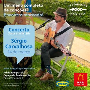 MAR Shopping Food Experience: Concerto com Sérgio Carvalhosa