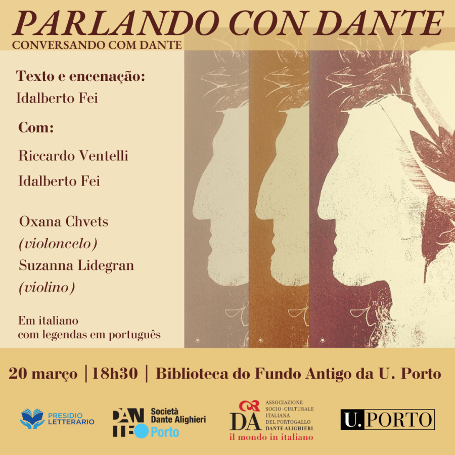 PARLANDO CON DANTE, conversando com Dante | Espetáculo