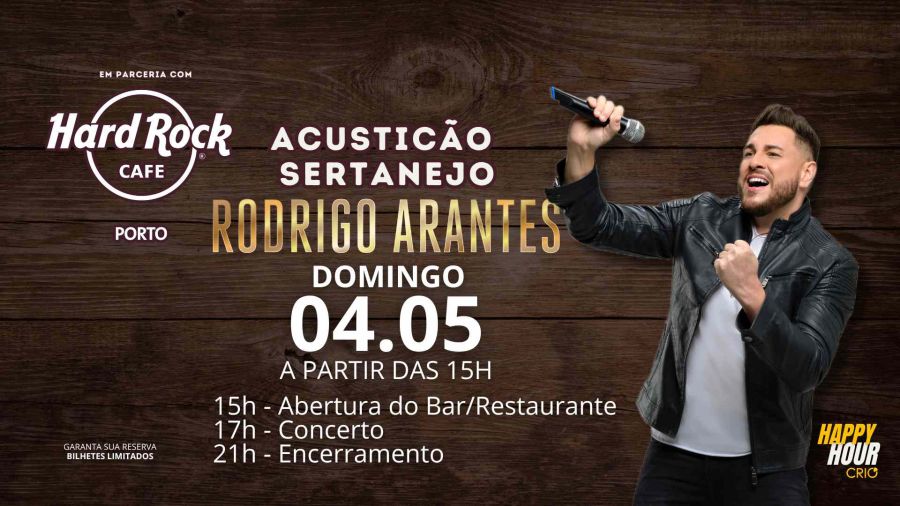 ACUSTICÃO SERTANEJO no Hard Rock Café Porto