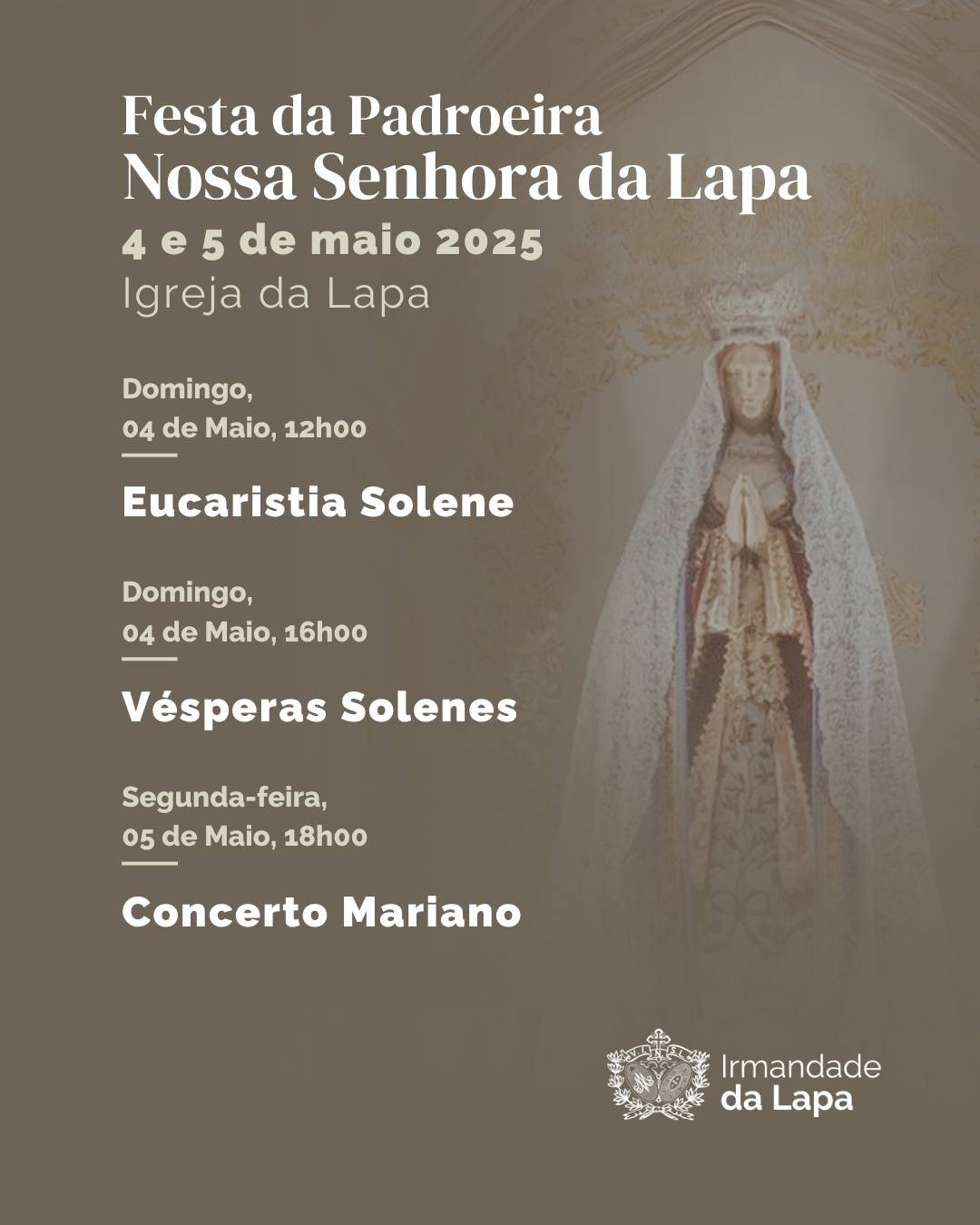 Festa da Padroeira Nossa Senhora da Lapa 2025