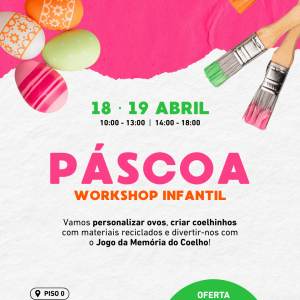 Mira Maia Shopping celebra a Páscoa com workshop criativo e sustentável