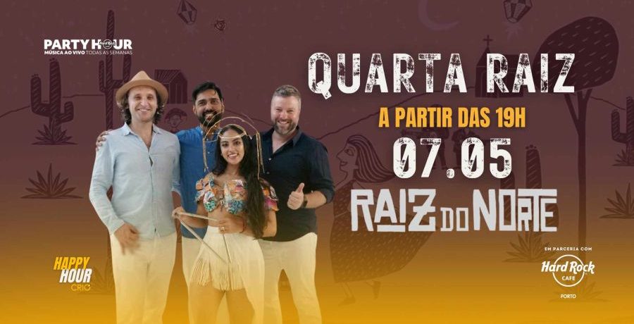 QUARTA RAIZ no Hard Rock Café Porto