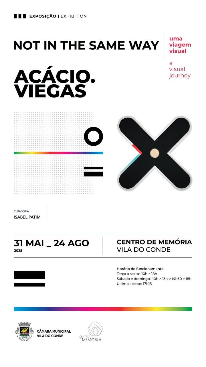 Exposição “Not in the same way” de Acácio Viegas inaugura em Vila do Conde