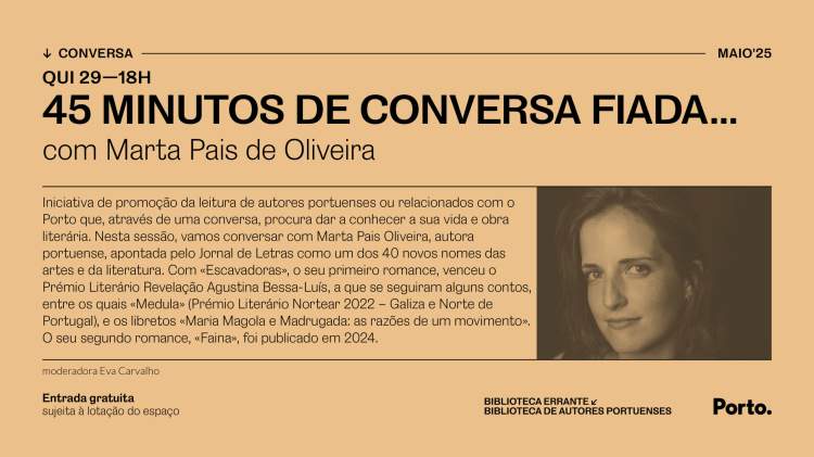 CONVERSA — 45 Minutos de Conversa Fiada com Marta Pais Oliveira