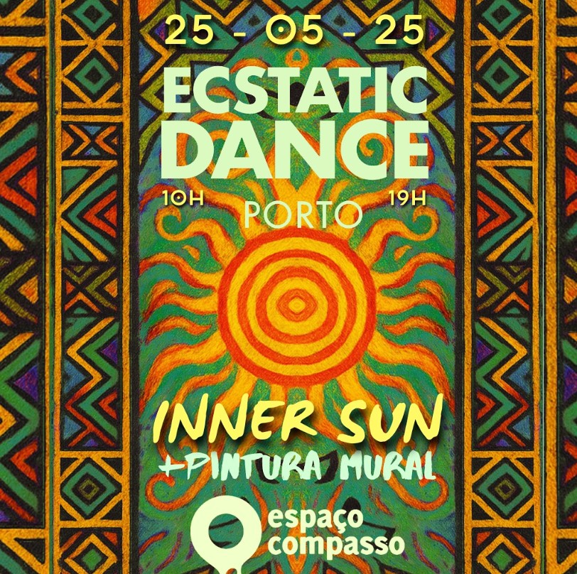 Celebração “Dança da Vida” com Temazcal, Ecstatic Dance e Mural ao Vivo no Espaço Compasso