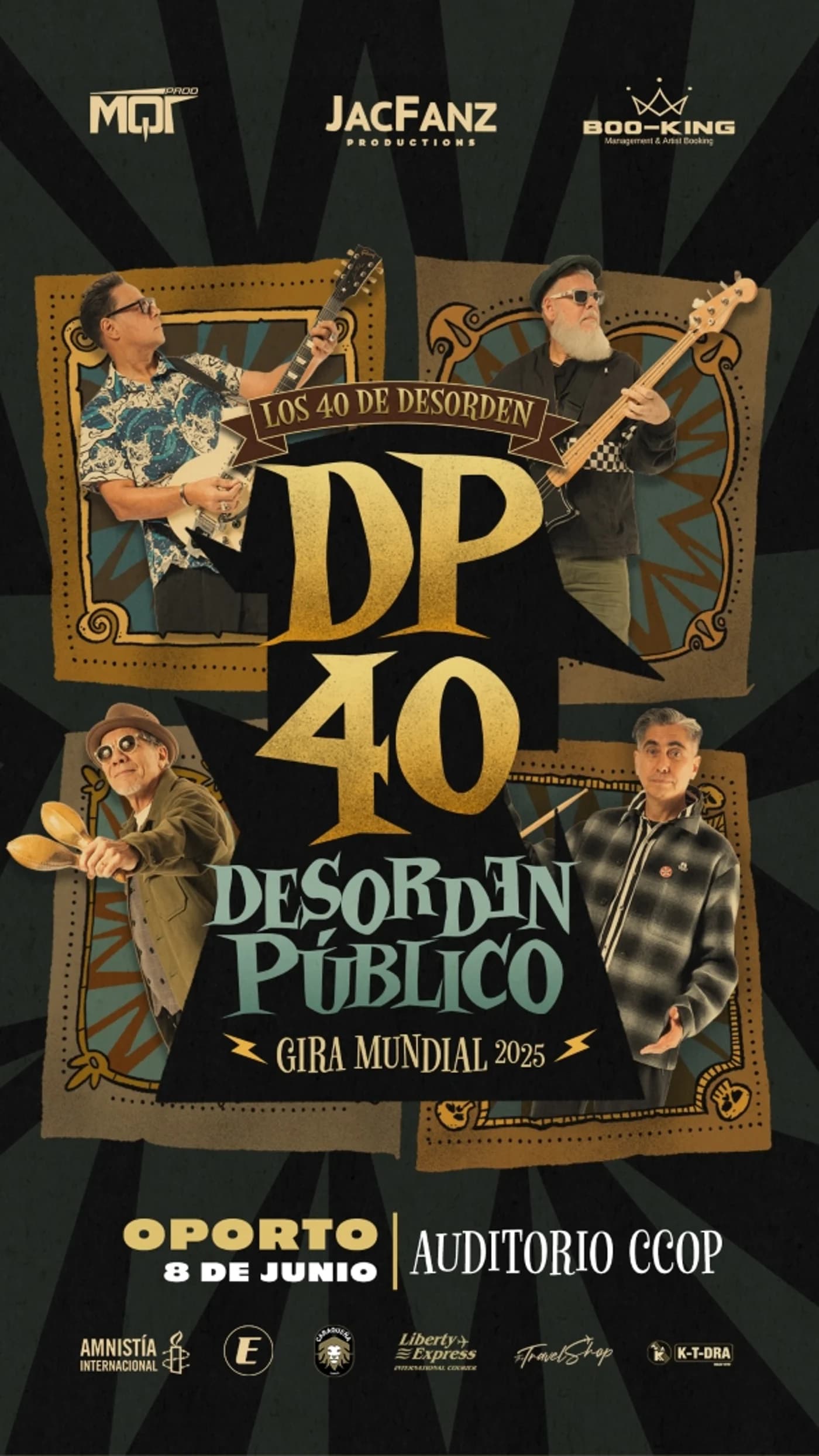 Desorden Público ao vivo no Porto | Concerto