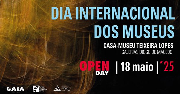 Dia Internacional dos Museus '25 No dia 18 de maio de 2025, a Casa-Museu Teixeira Lopes e as Galerias Diogo de Macedo, em Vila Nova de Gaia, assinalam o Dia Internacional dos Museus com o tema “O Futuro dos Museus em Comunidades em Rápida Transformação”. Um dia inteiramente dedicado à reflexão, criatividade e celebração da cultura, com um programa gratuito e pensado para públicos de todas as idades. ð
Data: Domingo, 18 de maio de 2025 ð Horário: 09:30 – 18:30 ð Local: Casa-Museu Teixeira Lopes / Galerias Diogo de Macedo Rua Teixeira Lopes, 32 – Vila Nova de Gaia ð¸ Entrada: Livre ð¨ Programa: 09h30 – 18h30: Open Day – Visitas Livres à Casa-Museu 10h00: Escultor por um dia! – Oficina Criativa de Modelagem em barro 11h00 e 15h00: Visita Sensorial à Casa-Museu – Uma experiência guiada e sensorial pela vida e obra de António Teixeira Lopes 16h00: Ephemeros… E se a vida durasse um só dia? – Espetáculo de teatro físico e música pelo Teatro em Caixa ð Para mais informações: 223 742 904 ð§ Email: casamuseuteixeiralopes@cm-gaia.pt ✨ Junte-se a esta celebração da arte, criatividade e consciência cultural, numa jornada para todos os sentidos! International Museum Day '25 On May 18, 2025, Casa-Museu Teixeira Lopes and Diogo de Macedo Galleries in Vila Nova de Gaia join the International Museum Day under the theme “The Future of Museums in Rapidly Changing Communities.” A full day of reflection, creativity, and cultural celebration, with free activities for all ages. ð
Date: Sunday, May 18, 2025 ð Time: 9:30 AM – 6:30 PM ð Location: Casa-Museu Teixeira Lopes / Diogo de Macedo Galleries Rua Teixeira Lopes, 32 – Vila Nova de Gaia ð¸ Admission: Free ð¨ Program: 9:30 AM – 6:30 PM: Open Day – Free Visits to the Museum 10:00 AM: Be a Sculptor for a Day! – Creative Clay Modeling Workshop 11:00 AM & 3:00 PM: Sensory Visit to the Museum – A guided, immersive experience through the life and work of António Teixeira Lopes 4:00 PM: Ephemeros… What if life lasted only one day? – A theatre and music show by Teatro em Caixa ð For more information: +351 223 742 904 ð§ Email: casamuseuteixeiralopes@cm-gaia.pt ✨ Celebrate art, creativity, and cultural awareness in a day full of sensory journeys and imaginative exploration!