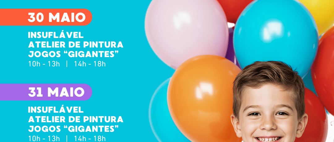 Jogos Gigantes, Contos e Pintura dão vida ao Dia Mundial da Criança no Mira Maia Shopping