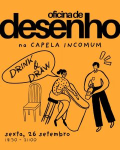 Drink and Draw com Adalgisa