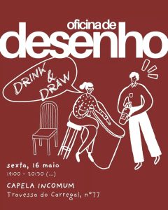 Drink and Draw com Adalgisa