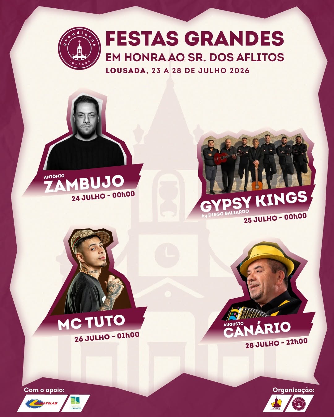 Festas Grandes em Honra do Senhor dos Aflitos – Lousada 2026