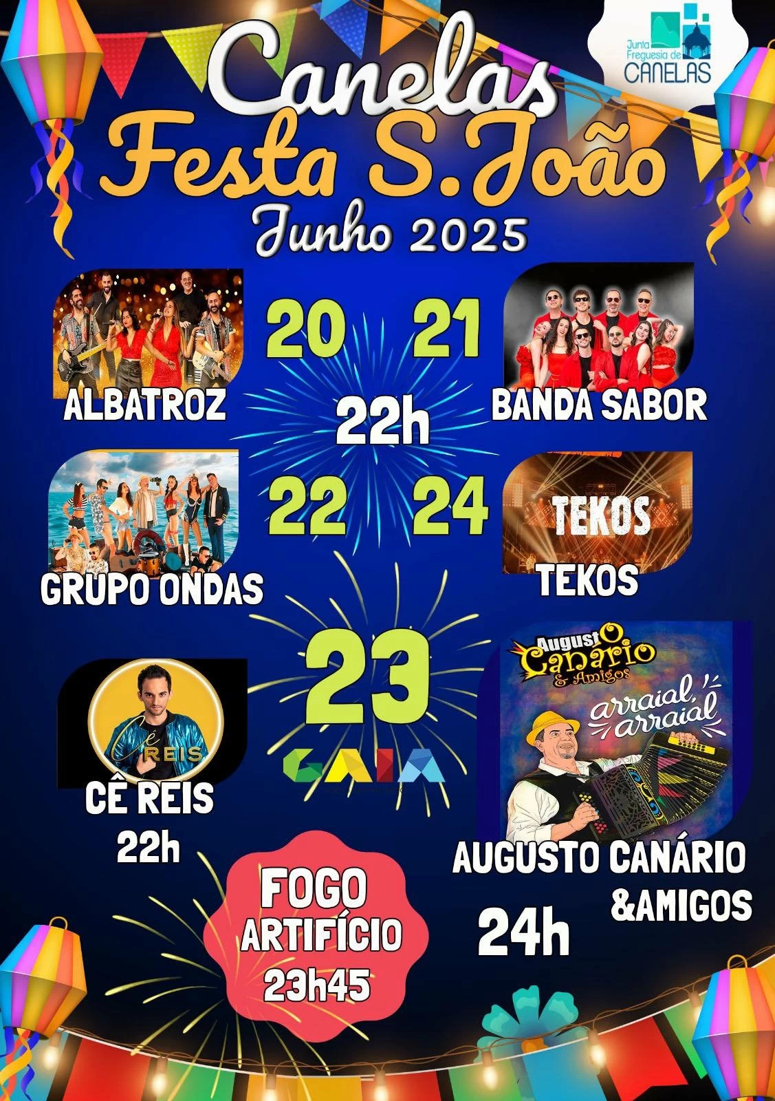 Festas de São João 2025 em Canelas