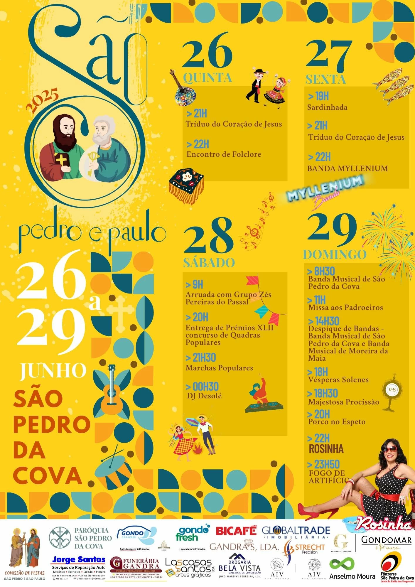 Festas de São Pedro 2025 - São Pedro da Cova