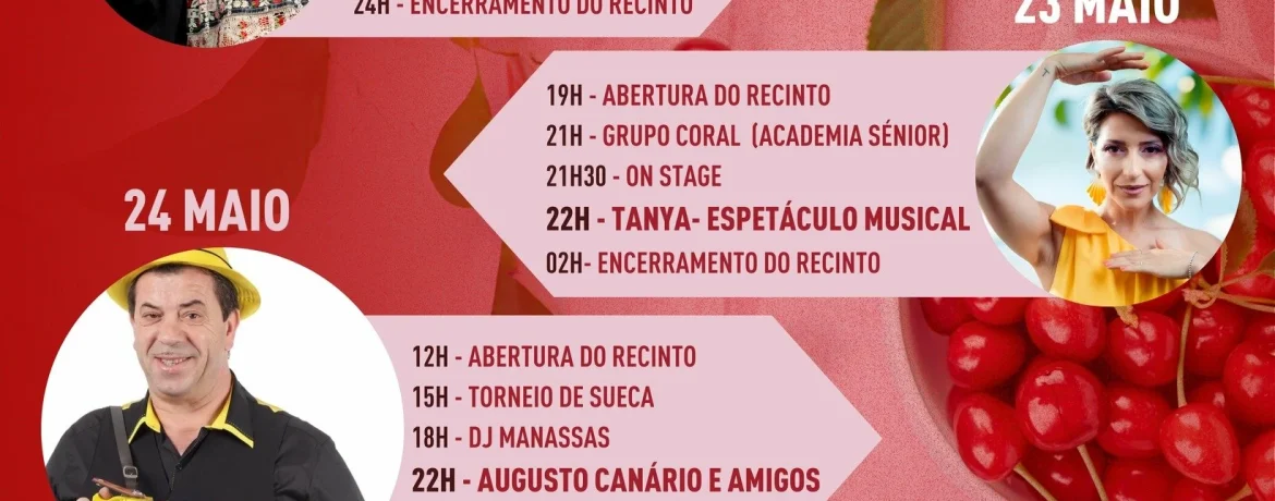 Festival da Cereja 2025 em Seixezelo promete quatro dias de música, sabores e tradição